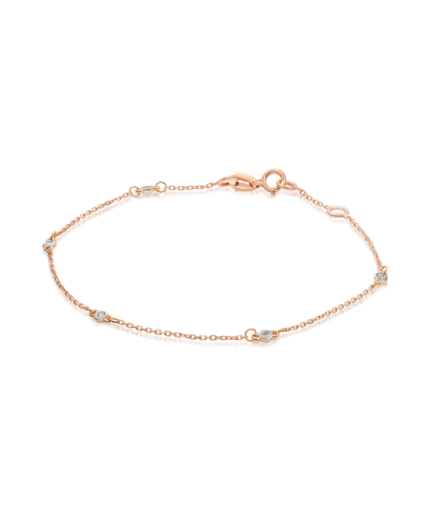 Zelta rokassprādze ar dimantiem