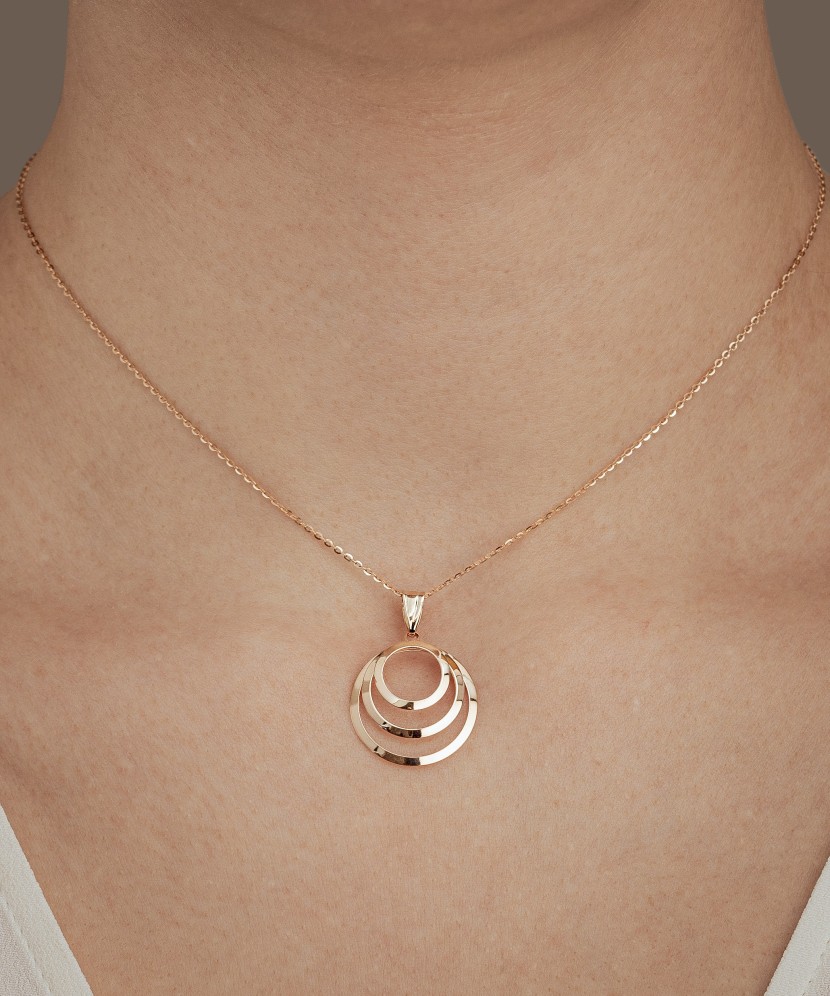 Золотой подвеска