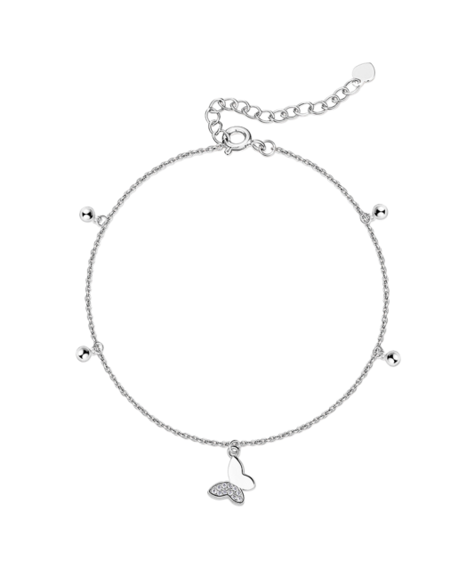 Apzeltīta sudraba rokassprādze ar cirkonijiem