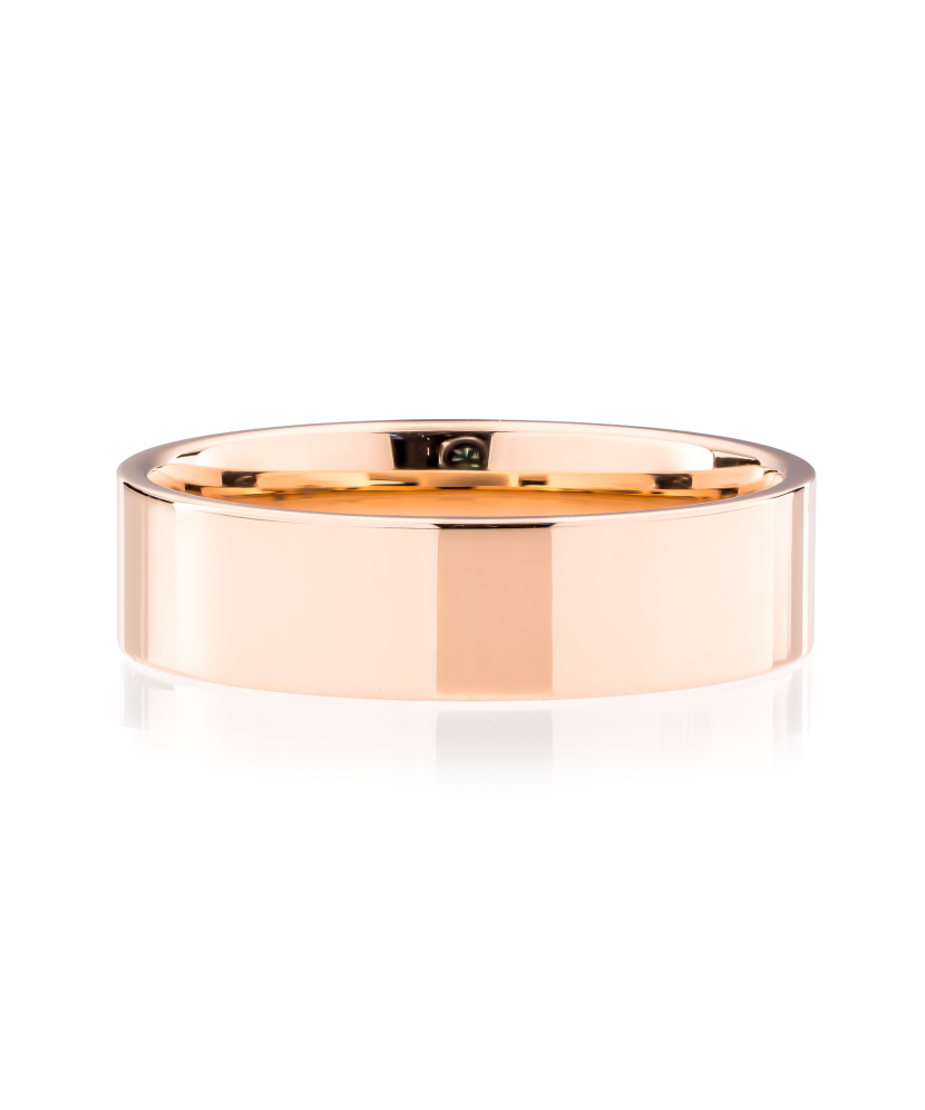 Zelta kāzu gredzens 5mm ar komfortu