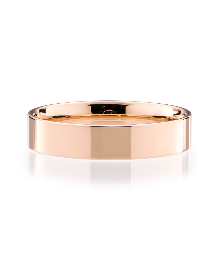 Zelta kāzu gredzens 4mm ar komfortu