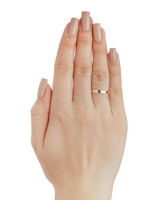 Zelta kāzu gredzens 3mm