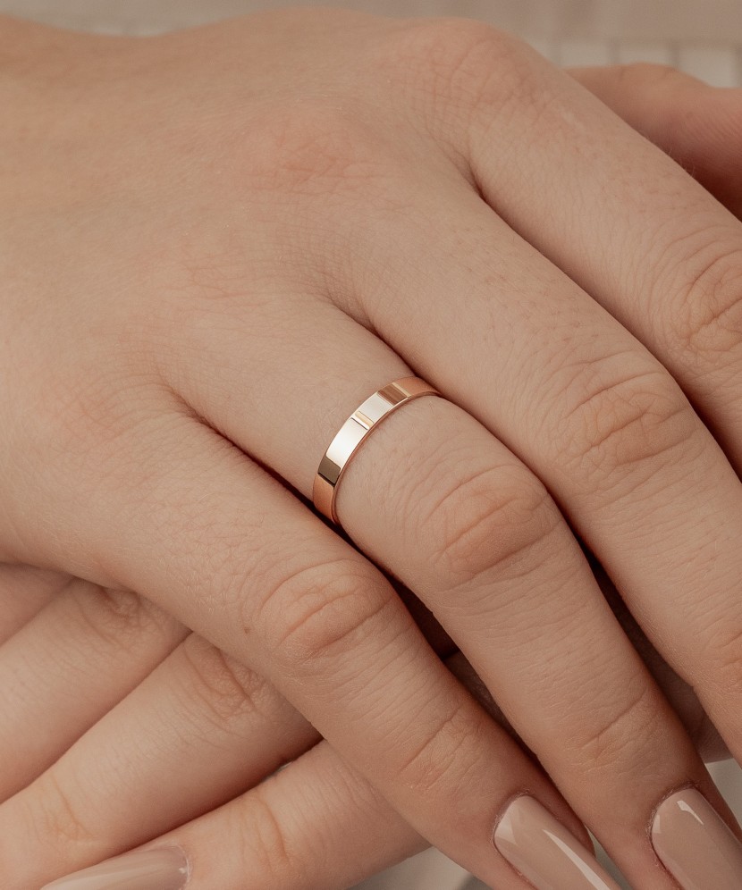 Zelta kāzu gredzens 3mm