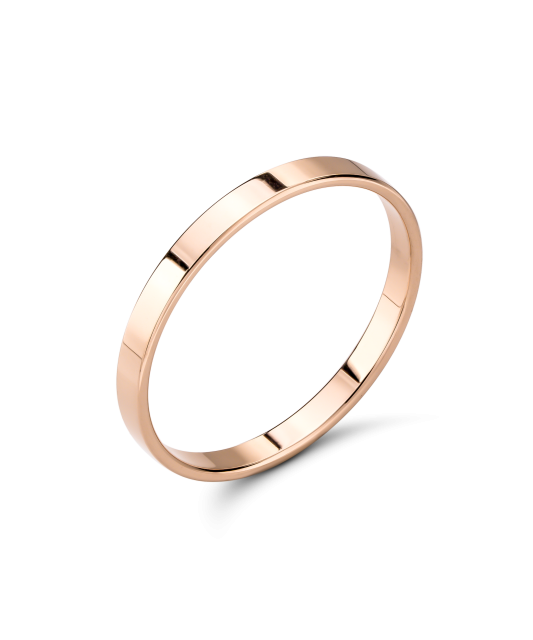 Zelta kāzu gredzens 2mm