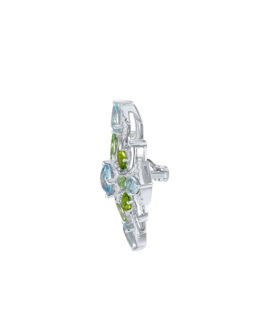 Sudraba sakta ar cirkonijiem