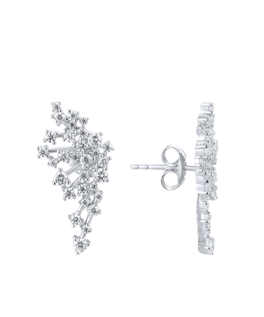 Sudraba auskari ar cirkonijiem