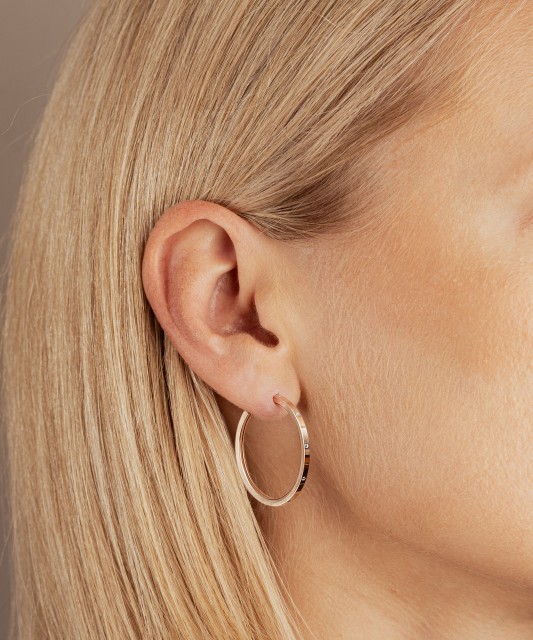 Zelta auskaru komplekti, 30 mm