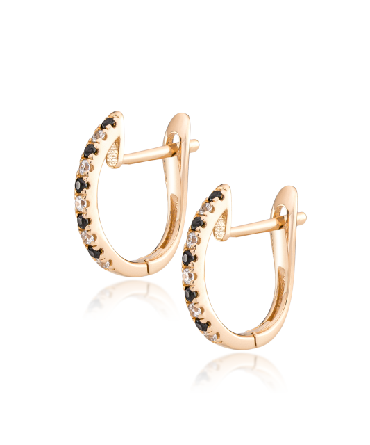 Zelta auskari ar cirkonijiem