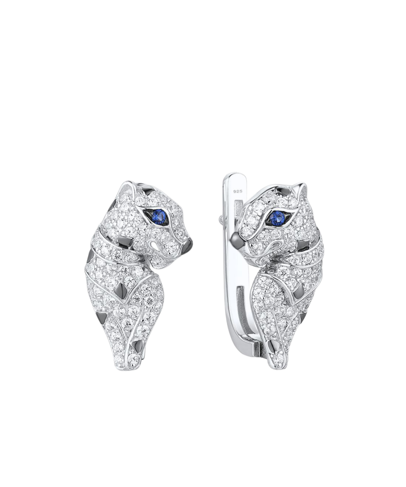 Sudraba auskari ar cirkonijiem