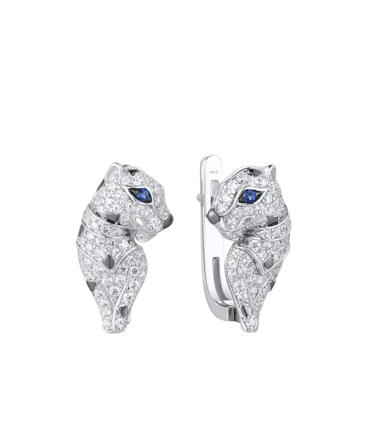 Sudraba auskari ar cirkonijiem