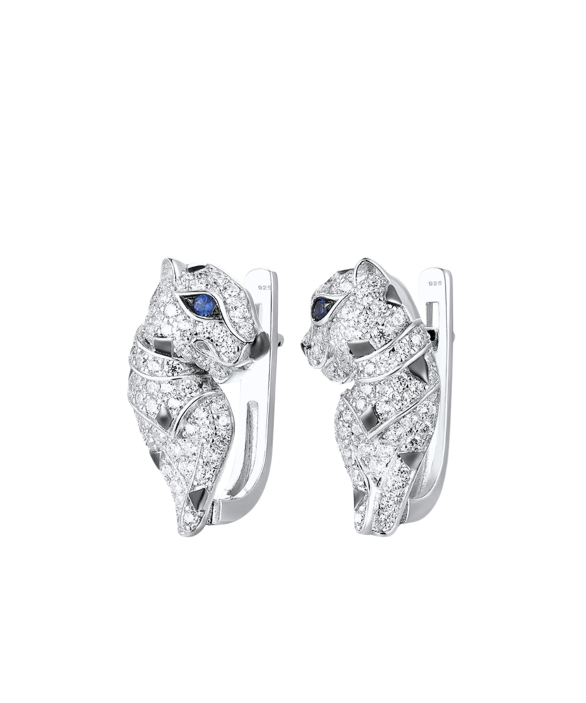 Sudraba auskari ar cirkonijiem