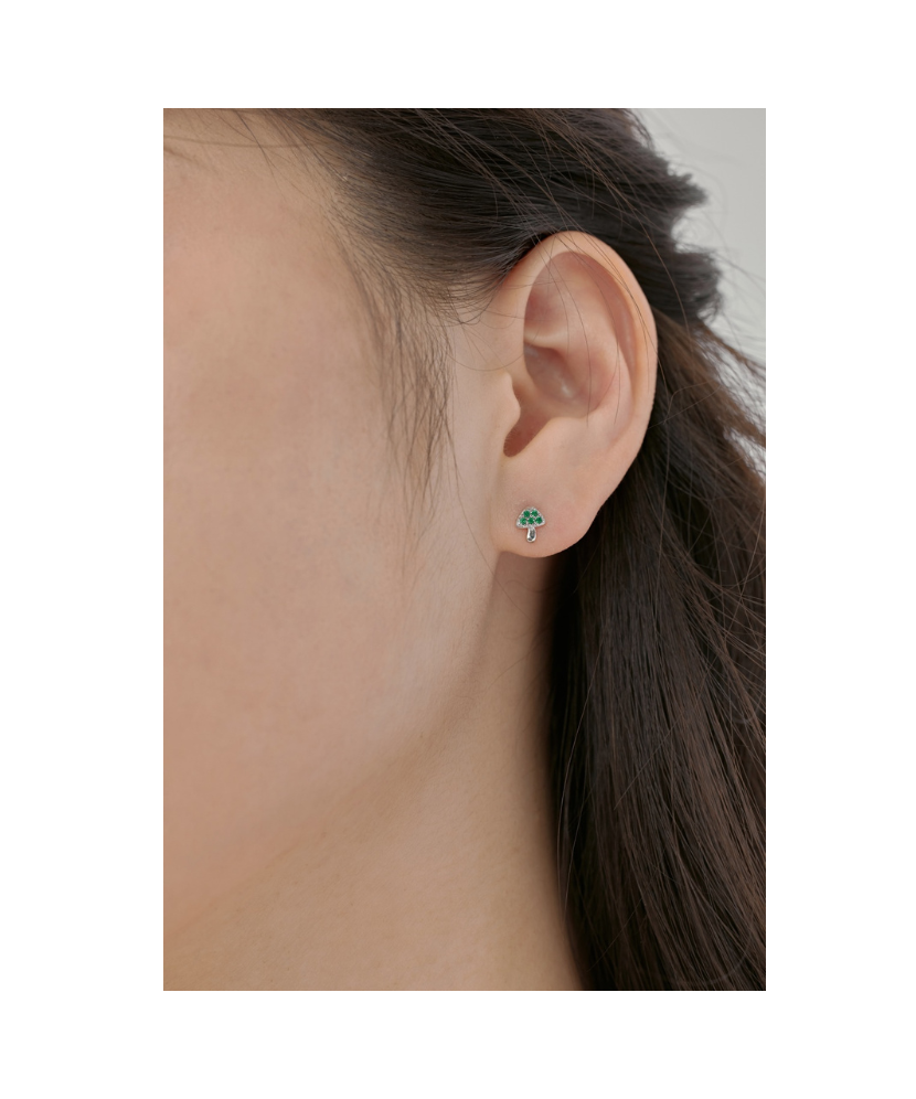 Sudraba auskari ar cirkonijiem