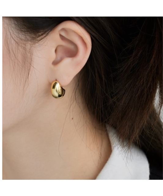 Apzeltīti sudraba auskari