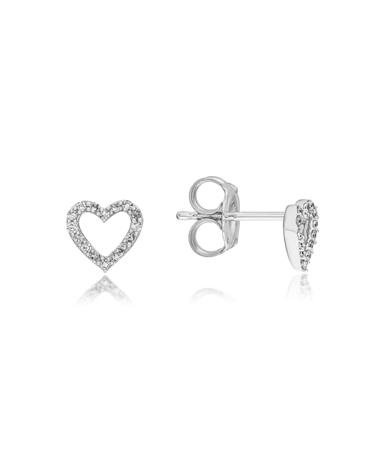 Baltā zelta auskari ar dimantiem