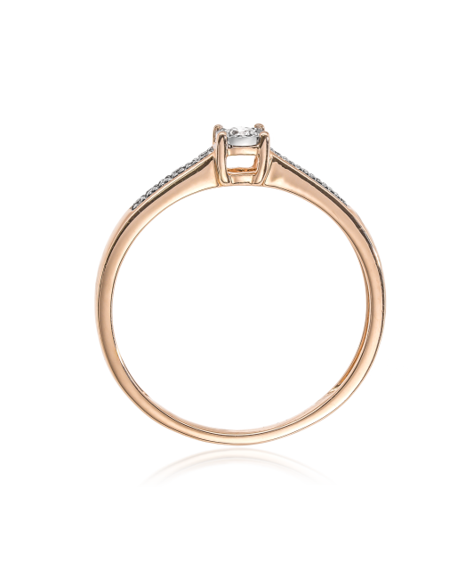 Zelta gredzens ar dimantiem