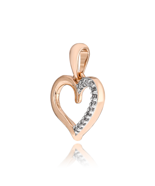 Zelta piekariņš ar dimantiem "Sirsniņa"