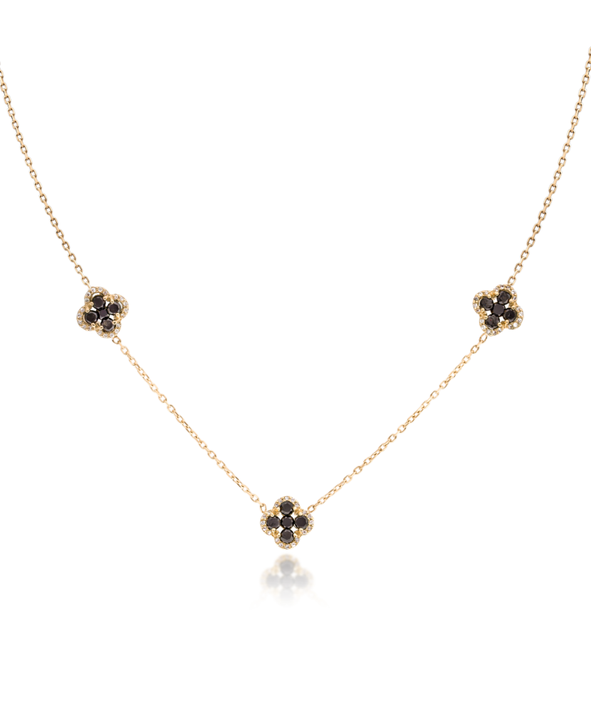 Zelta ķēde ar dimantiem