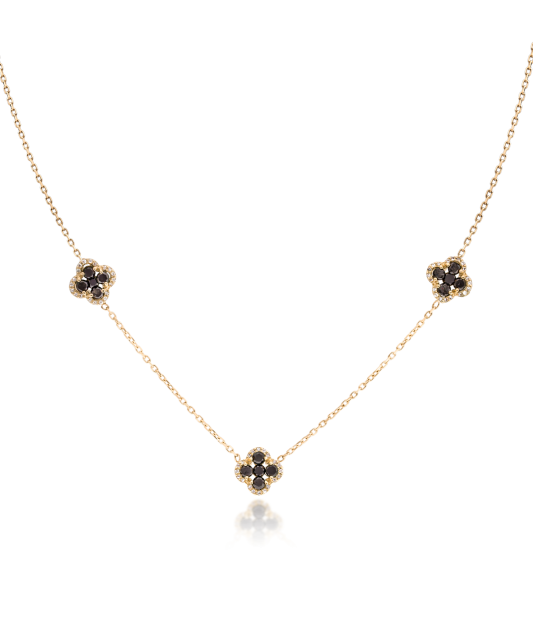 Zelta ķēde ar dimantiem