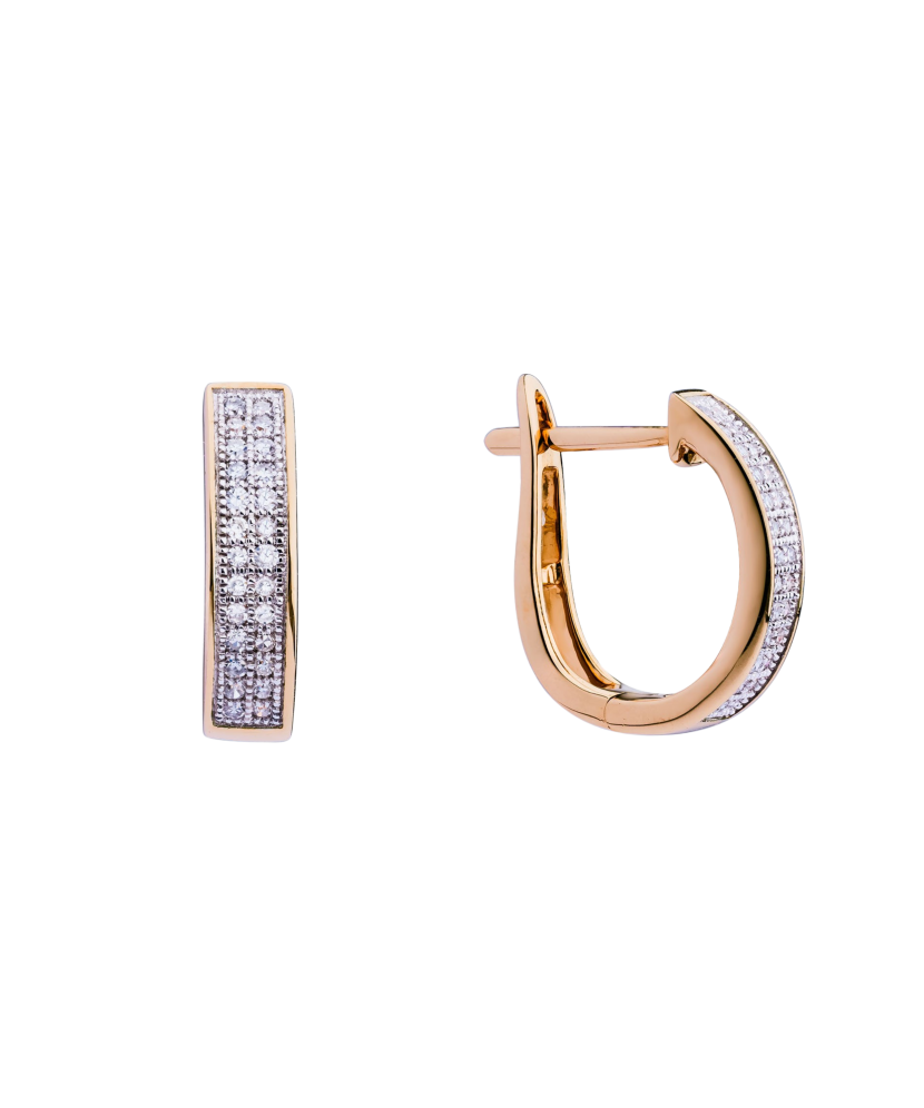 Серьги из золота с бриллиантами