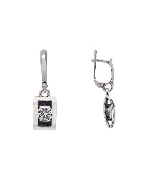 Sudraba auskari ar cirkoniju