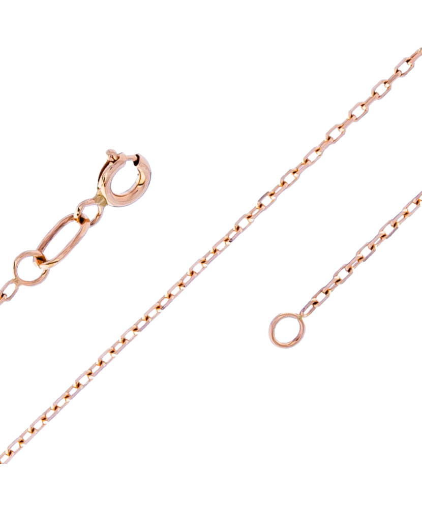 Zelta viengabala ķēde "Anchor" 0.7mm - Goldinga