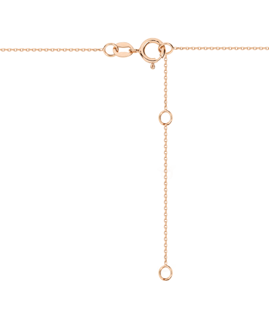 Zelta ķēdīte ar briljanta piekariņu