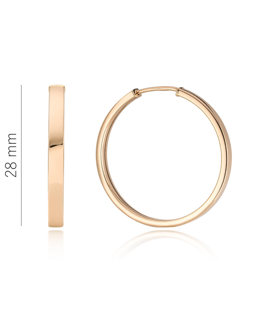 Zelta auskaru komplekti 13mm