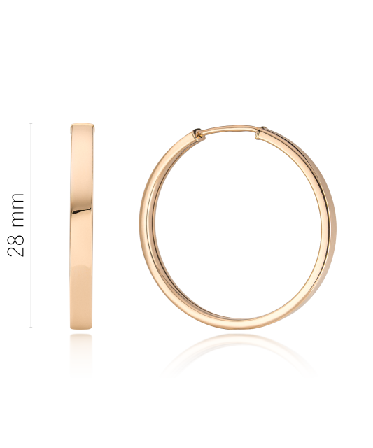 Zelta auskaru komplekti 13mm