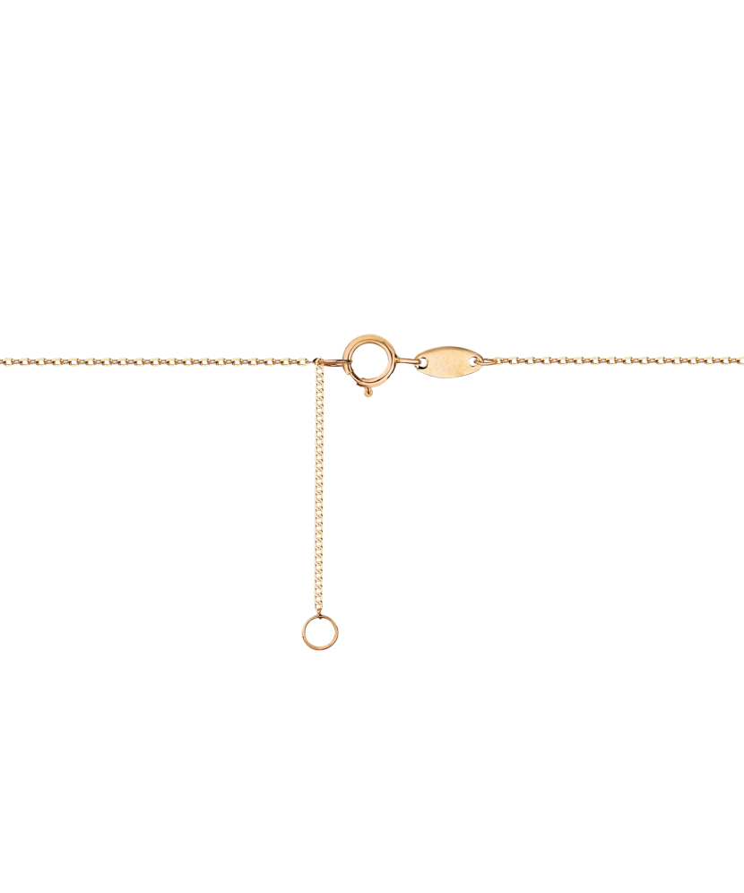 Zelta Ķēdīte Ar Cirkonija Piekariņu "inglitiib"