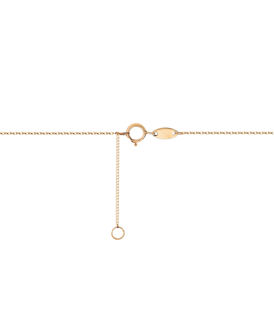 Золотая цепочка с подвеской из циркона