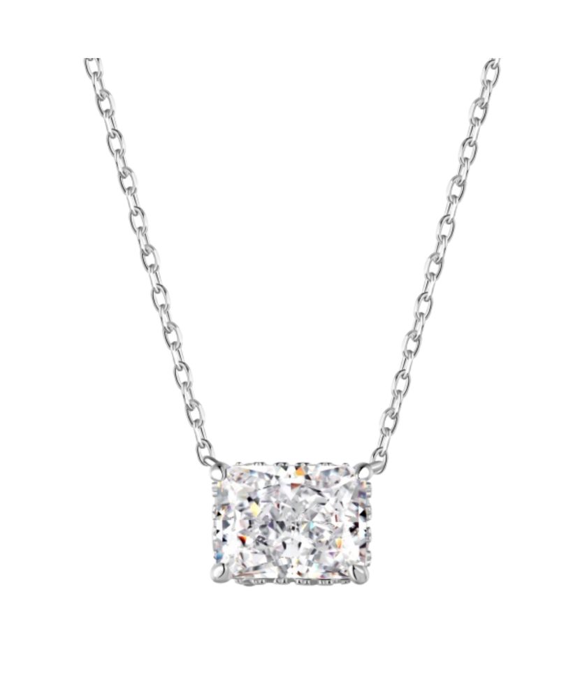 Sudraba ķēdīte ar cirkonija piekariņu