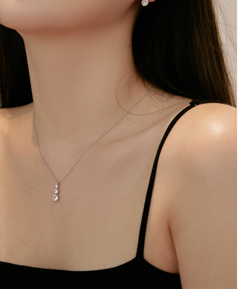 Sudraba auskari ar cirkonijiem