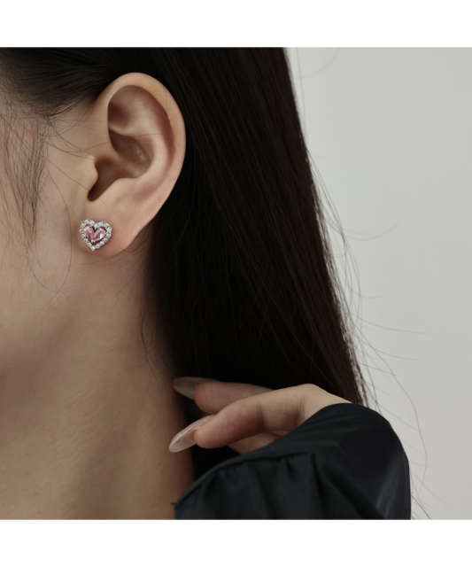 Sudraba auskari ar cirkonijiem