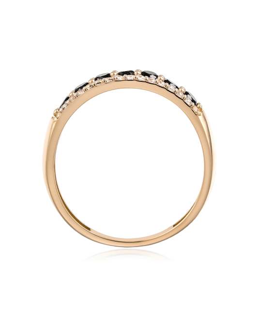 Zelta gredzens ar cirkonijiem