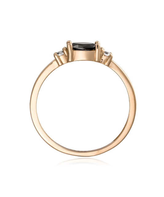 Золотое кольцо с цирконами