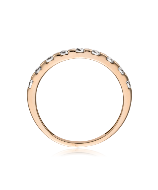 Zelta gredzens ar cirkonijiem