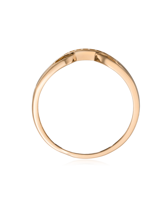 Золотое кольцо с цирконами