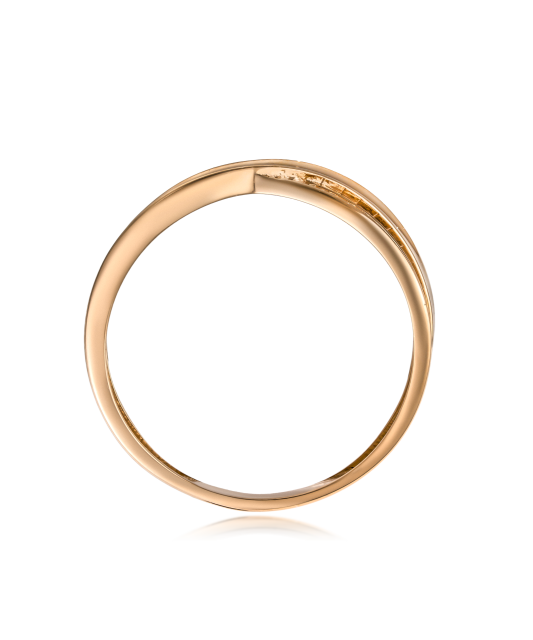 Zelta gredzens ar cirkonijiem