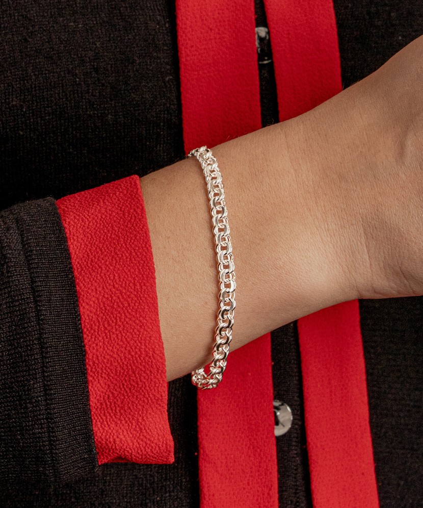 Серебряный браслет "Bismark" 5.2mm