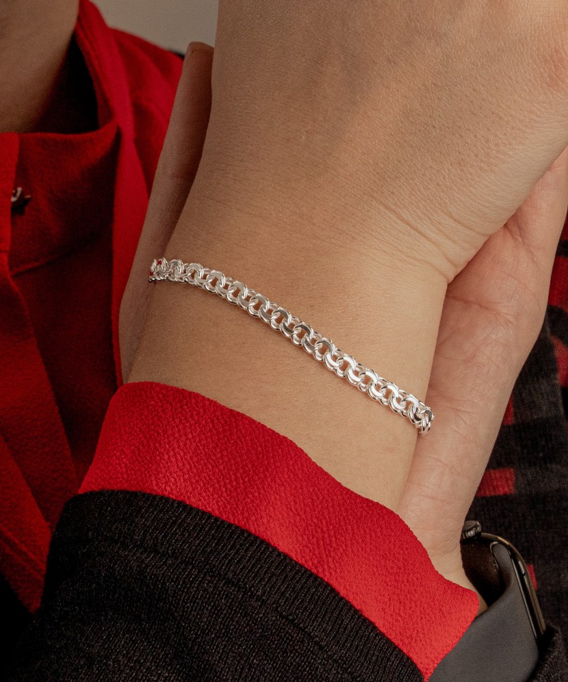 Серебряный браслет "Bismark" 5.2mm