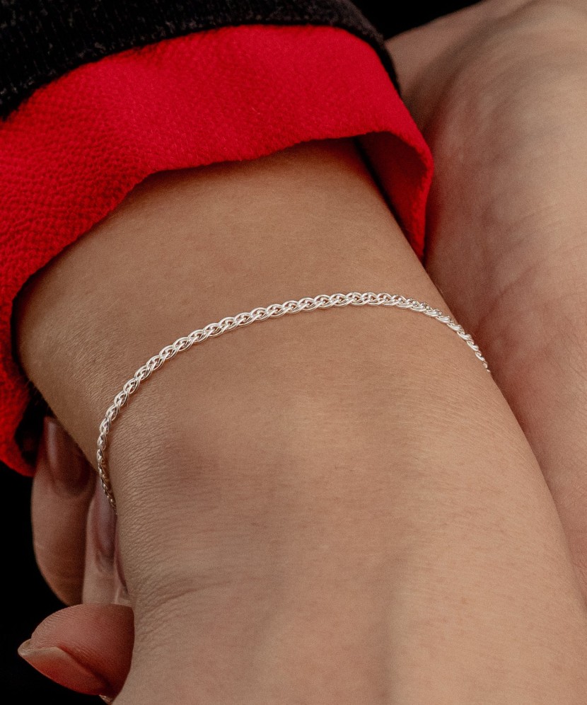 Sudraba rokassprādze "Mona Liza" 2.3mm