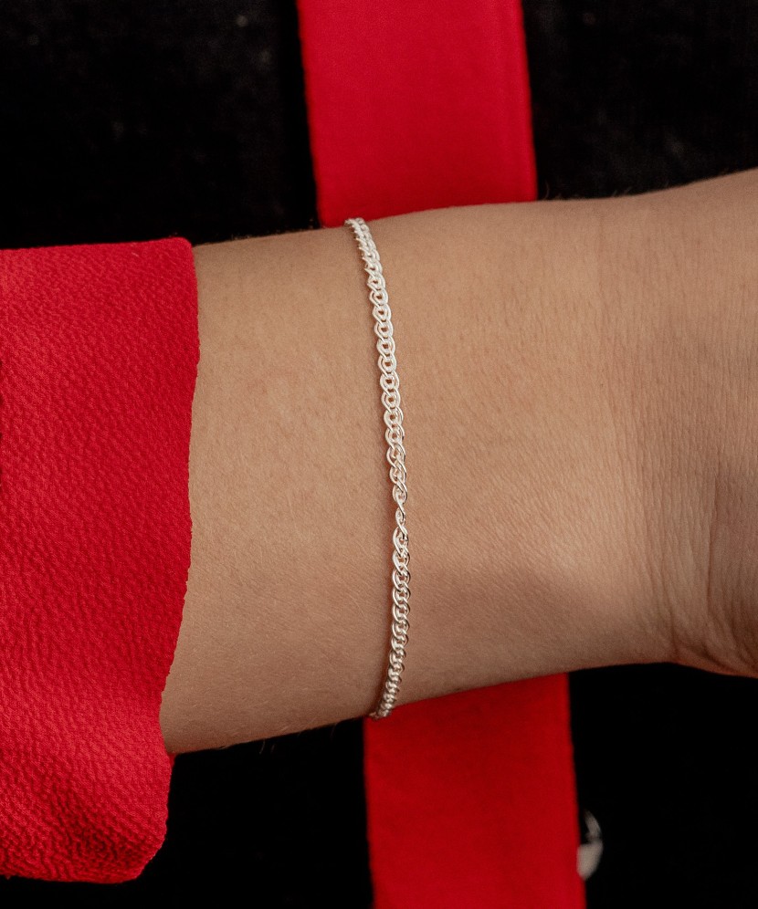 Sudraba rokassprādze "Mona Liza" 2.3mm