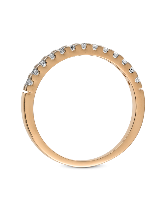 Zelta gredzens ar cirkonijiem