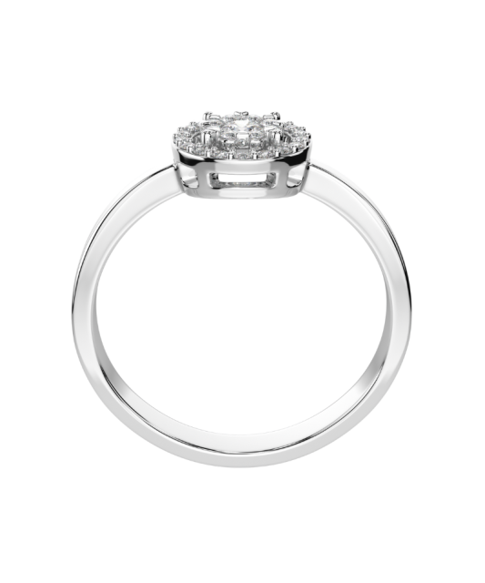 Baltā zelta gredzens ar dimantiem - Goldinga