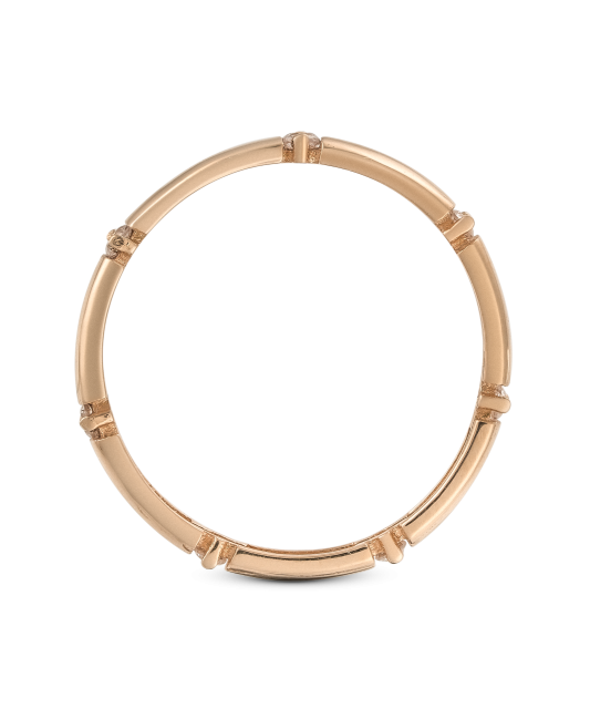 Zelta gredzens ar cirkonijiem