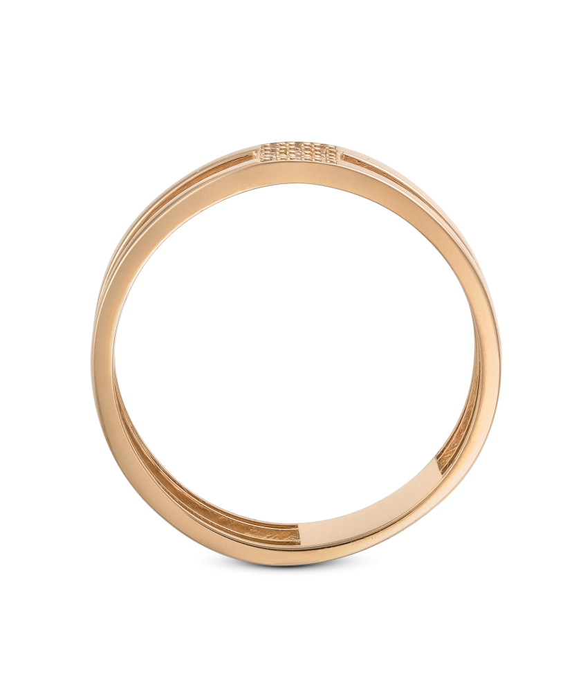 Zelta gredzens ar cirkonijiem