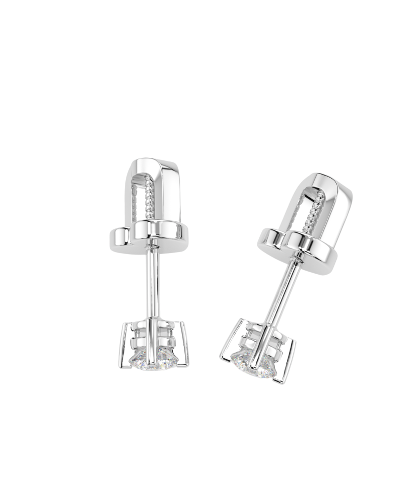 Baltā zelta auskari ar briljantiem