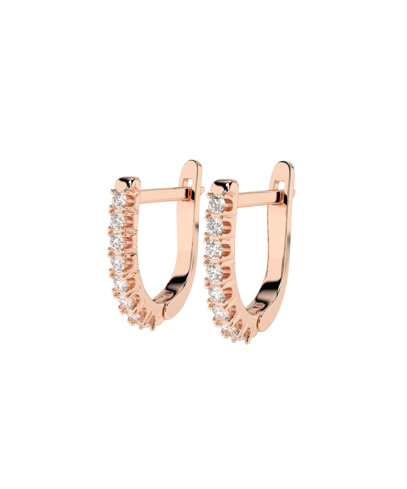 Серьги из золота с бриллиантами