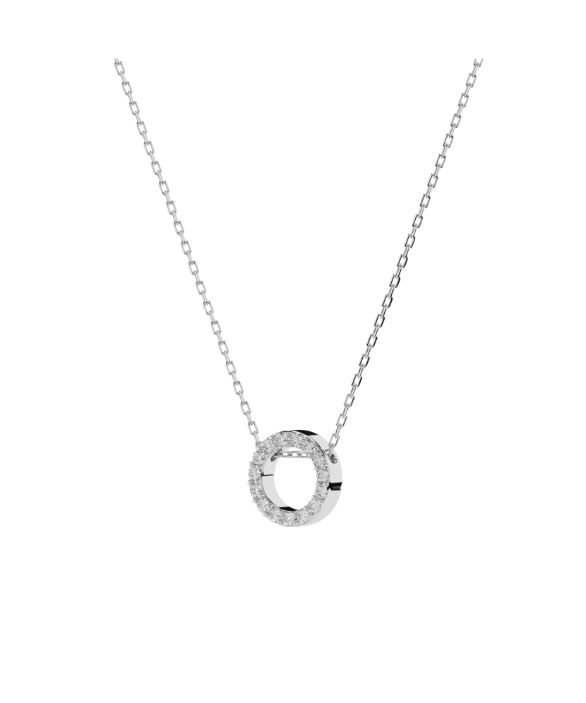 Золотая цепочка с бриллиантовым подвеской