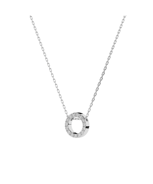 Золотая цепочка с бриллиантовым подвеской